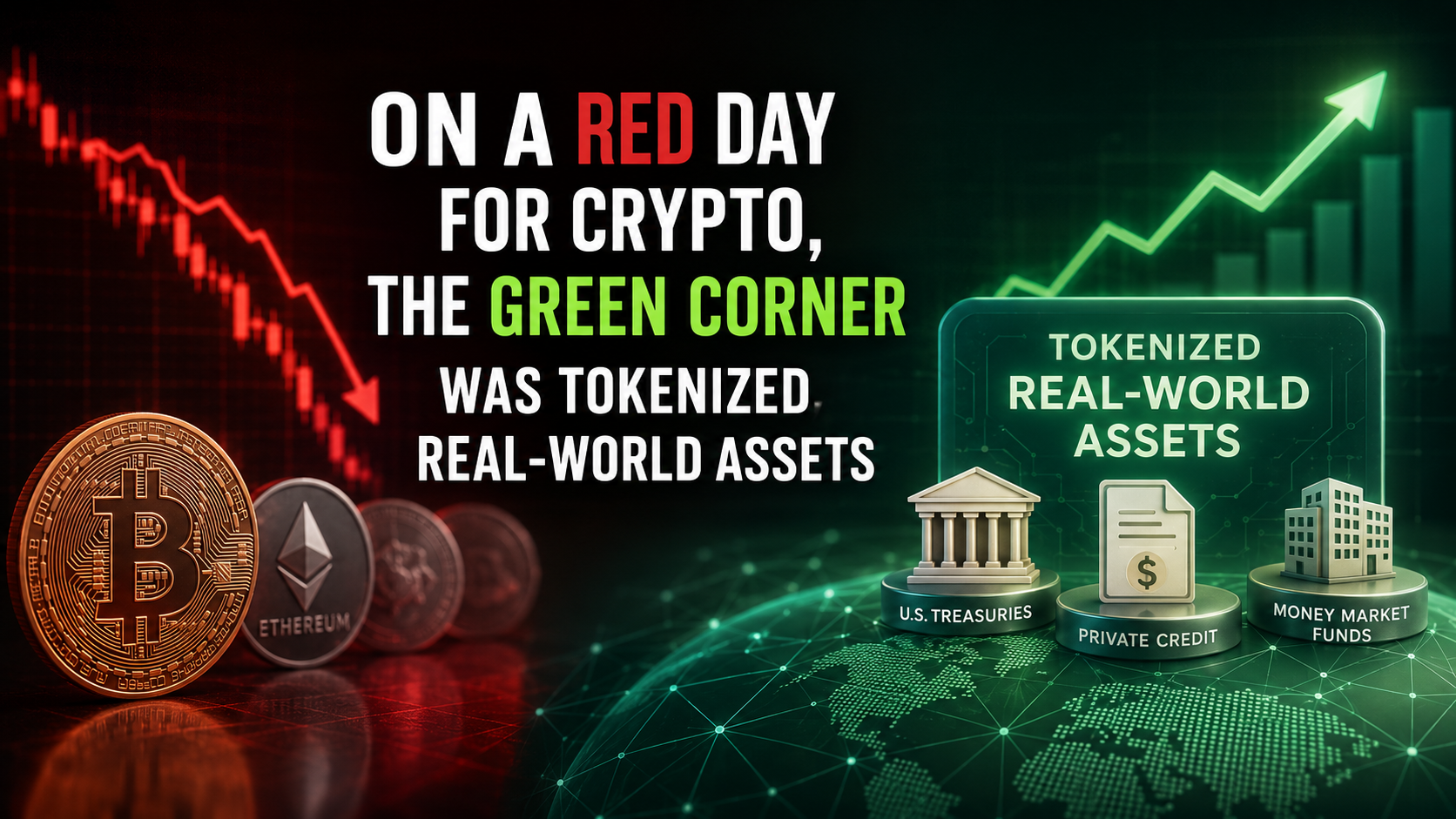 On a Red Day for Crypto, the Green Corner Was Tokenized Real-World Assets