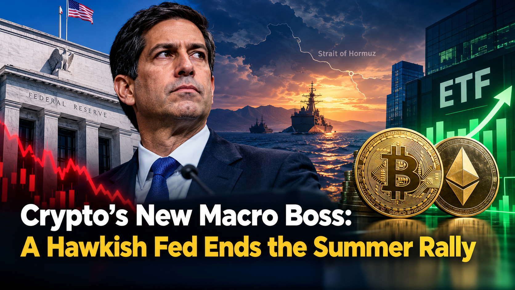 Crypto's New Macro Boss: A Hawkish Fed Ends the Summer Rally